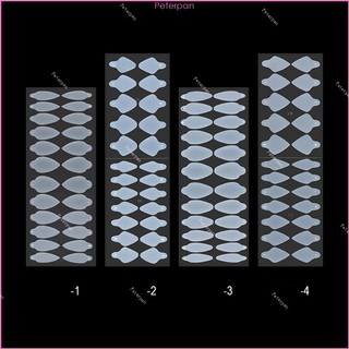 Pepa nail forms stickers nail tip guide sticker silicone short nail forms nail mold
