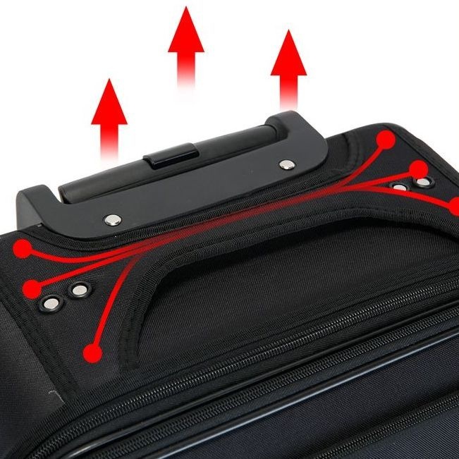 Vali Oxford Buden vali siêu nhẹ nữ vali du lịch công tác nam nắp gập vali da nhỏ tiết diện ngang mở bên