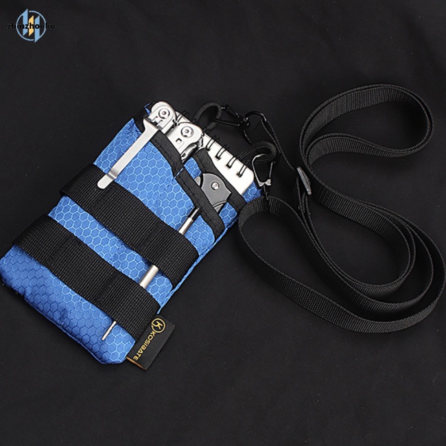 Zhin kosibate tactical edc molle storage bag oxford vải thể thao túi thắt lưng ví tiền xu cho đi bộ đường dài cắm trại ngoài trời