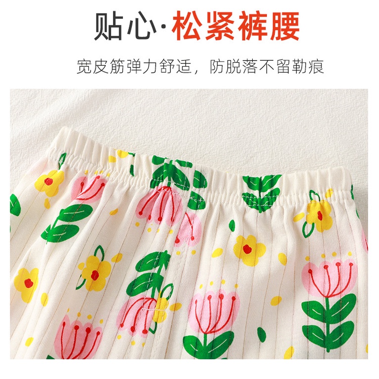 Bộ Đồ Ngủ Tay Ngắn Chất Liệu Cotton Thoáng Khí Thời Trang Cho Bé 70-130cm