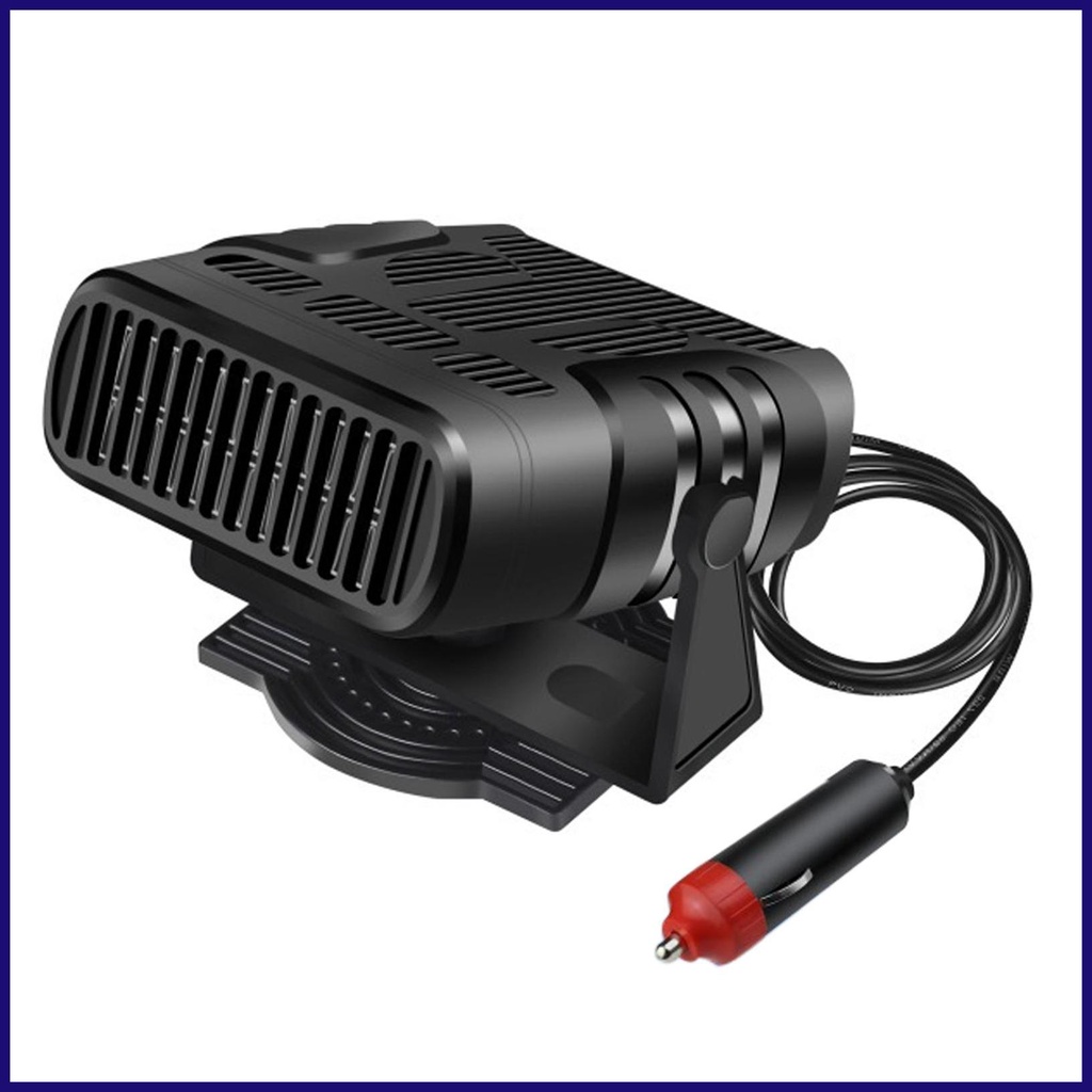 Quạt sưởi ô tô 12v / 24volt máy sưởi di động 2 trong 1 quạt sưởi làm mát máy sưởi di động defogger quạt kính chắn gió ô tô hdjvn