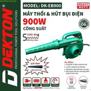 Máy thổi bụi và hút bụi dekton dk-eb900 mẫu mới 2023 900w shop máy khoan máy mài