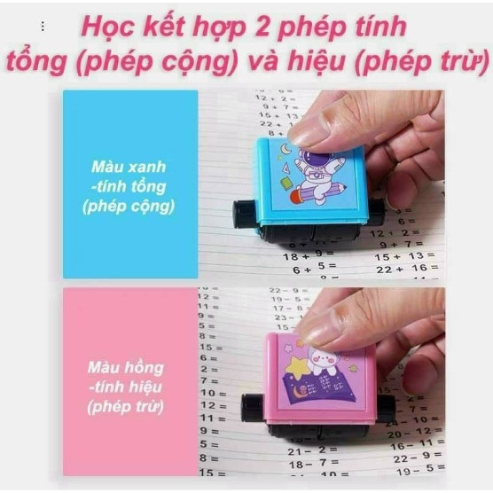 Con lăn tạo phép tính cộng trừ nhân chia ngẫu nhiên thông minh dành riêng cho bé -nguyenba rhgtrhnytjmuyki