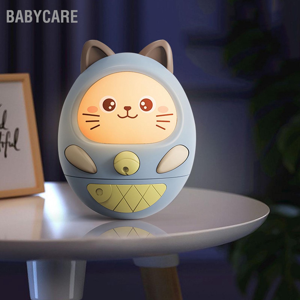 Babycare Có hàng sẵn Đồ Chơi lắc lư Trẻ Em Kitten Look Wobbler Đa Năng Thú Vị Lắc Đu Cho Bé Từ 0 Đến 1 Tuổi