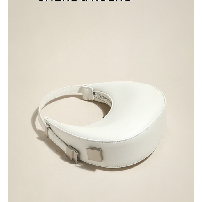 Túi xách CHERLKOLRS đeo dưới cánh tay/ một bên vai hình yên ngựa thời trang Hàn Quốc phổ biến mới cho nữ