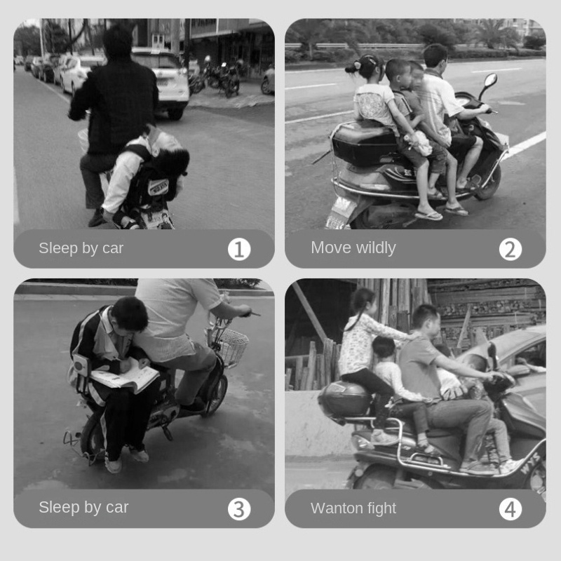 Baby motor xe máy xe đạp điện cửa hàng quà tặng quà tặng trẻ em dây đeo an toàn cho bé dây đeo an toàn du lịch