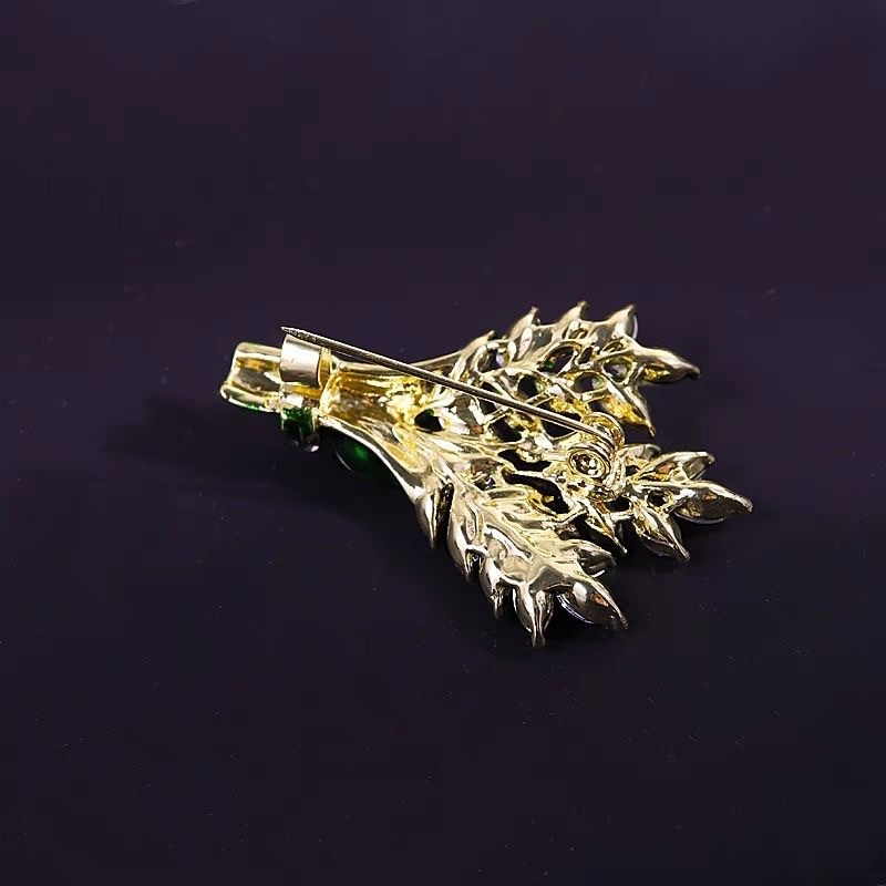 Trâm Cài Áo Hình Cây Tre Và Hoa Oải Hương Thời Trang Cao Cấp Dễ Phối Đồ Cho Nữ