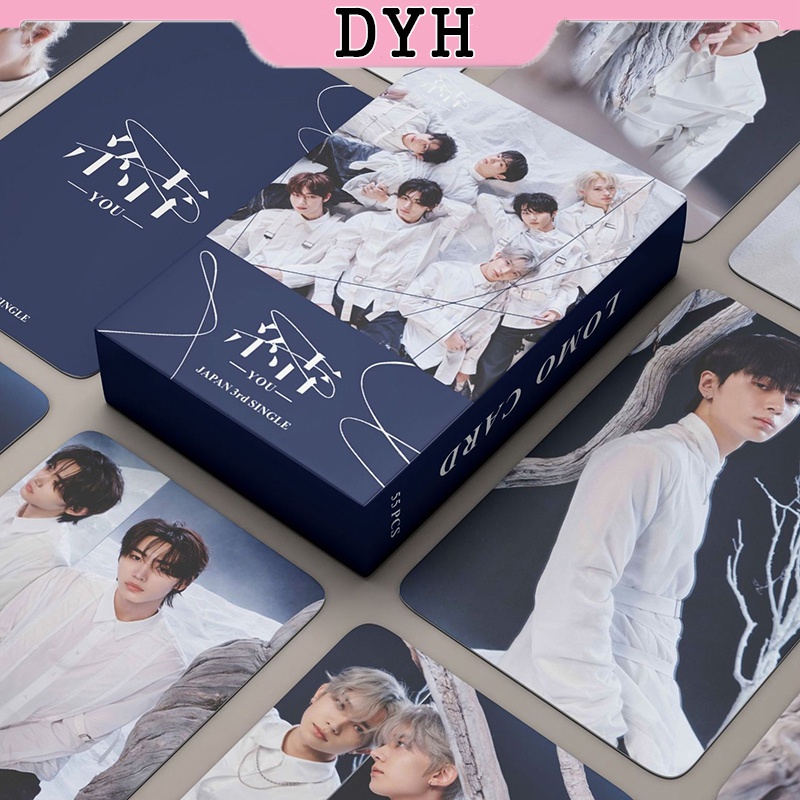 ENHYPEN LOMO Card Set 55 Tấm Thẻ Ảnh 結-YOU-B Ver Hình Nhóm