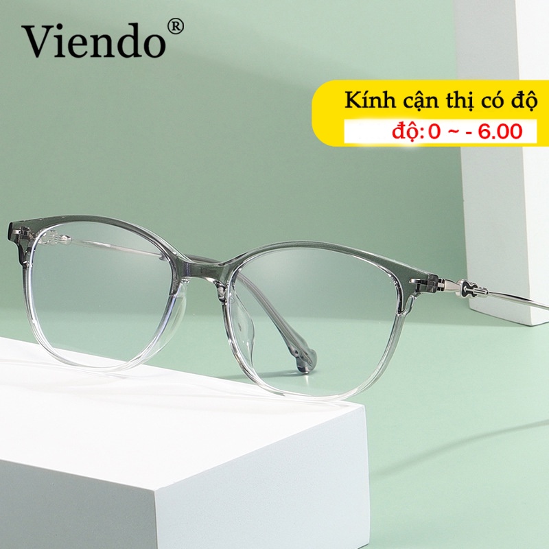 VIENDO Kính Chống Tia uv Ánh Sáng Xanh TR90 Chống Bức Xạ Thời Trang Cho Nam Và Nữ(có thể cắt cận thị ống kính)