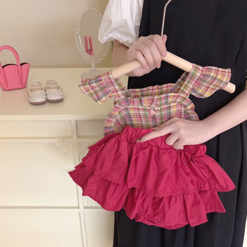 Bộ Đồ Thể Thao Áo Hai Dây + Quần Ngắn Màu Trơn Dễ Thương Thời Trang Mùa Hè Cho Bạn Gái