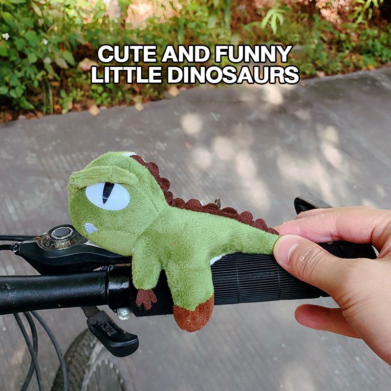 Nurgaz trang trí xe đạp dễ thương đường xe đạp leo núi tay lái búp bê trang trí xe máy panda dinosaur doll phụ kiện