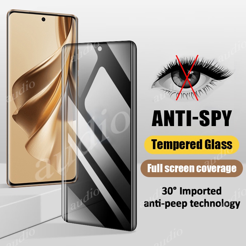 Đối với oppo reno 10 pro plus 10pro 10pro + 5g bảo vệ màn hình riêng tư cong đầy đủ cho oppo reno10 pro pro + 5g 2023 phim dán kính cường lực chống gián điệp oppo reno10 reno10pro reno10pro +