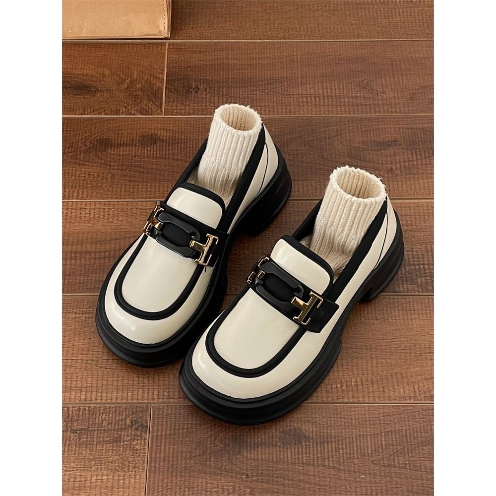 LORRTTA giày cao gót nữ giày nữ lolita giày Giày búp bê gót đại đính tinh thể 2023NEW 230812020