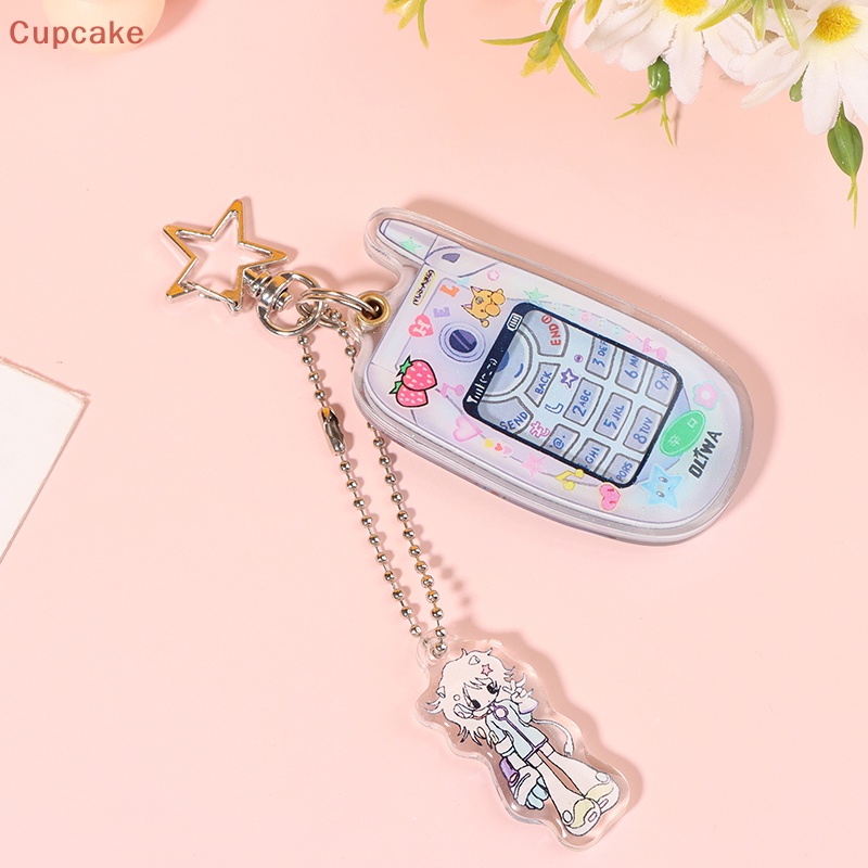[cke] Móc khóa điện thoại di động mini y2k khung ảnh thần tượng cô gái sáng tạo harajuku móc chìa khóa cho túi xe hơi quà tặng độc đáo bạn bè erw