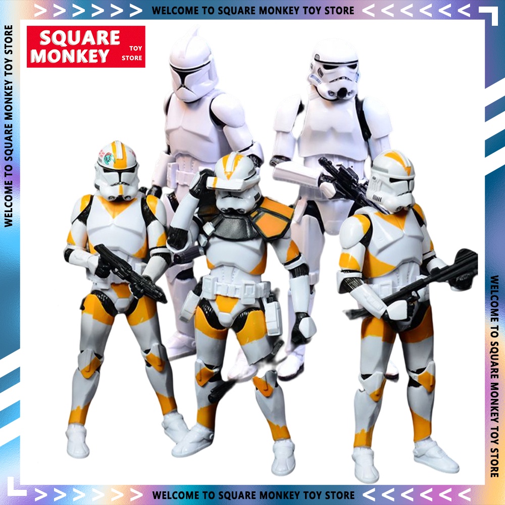 6 inch star wars anime figures mandalorian 501 quân đoàn hành động hình tượng nhỏ pvc tượng mô hình búp bê sưu tầm xe đồ chơi trang trí