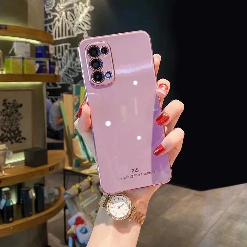 OPPO Reno 10 Pro Plus Ôp Điện Thoại Dẻo Tráng Gương Sang Trọng Cho oppo reno 10 pro plus OPPO A78 A98 A57 2022 Reno 8T 8z 7z 6z 5z 10 Pro Plus 5G Ốp