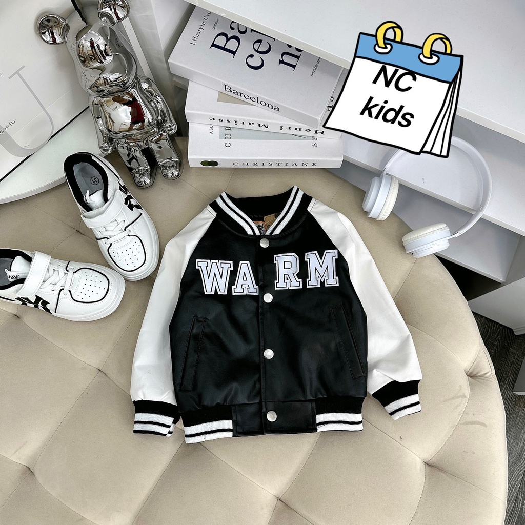 SIZE ĐẠI 8-28KG: ÁO KHOÁC DA 23 KIỂU DÁNG KHỎE KHOẮN CHO BÉ TRAI- AKD23