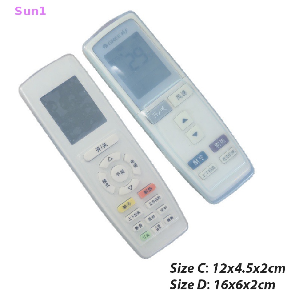 Túi Silicone Đựng Điều Khiển TV / Máy Lạnh Chống Bụi 4 Kiểu Mang Đi Tiện Dụng Sun1 &gt;
