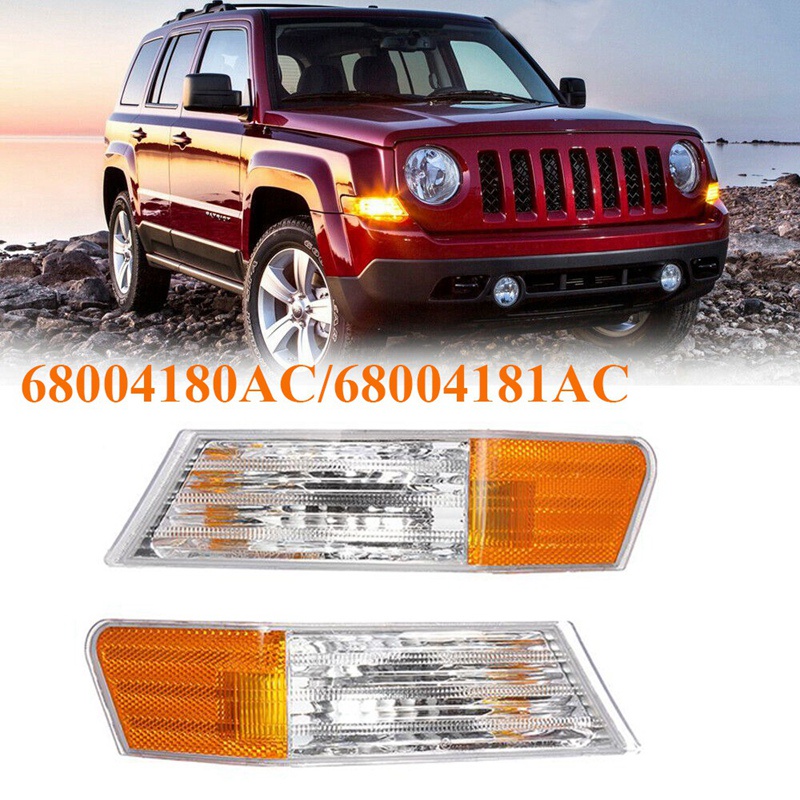 Set 2 Đèn Sương Mù Trước Bên Trái Phải Cho Jeep Patriot 2007-2014