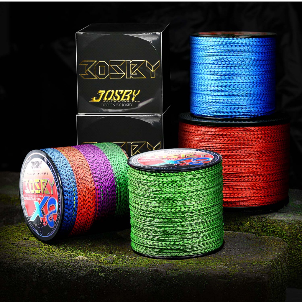 Cuộn Dây Câu Cá Bện 8 Sợi X8 166M 366M 666M Siêu Bền