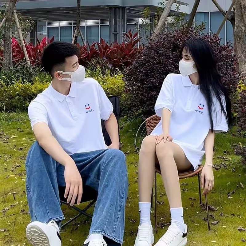 Áo Thun polo Tay Ngắn Dáng Rộng In Họa Tiết Thời Trang Nhật Bản Dành Cho Nam / Size M-4XL