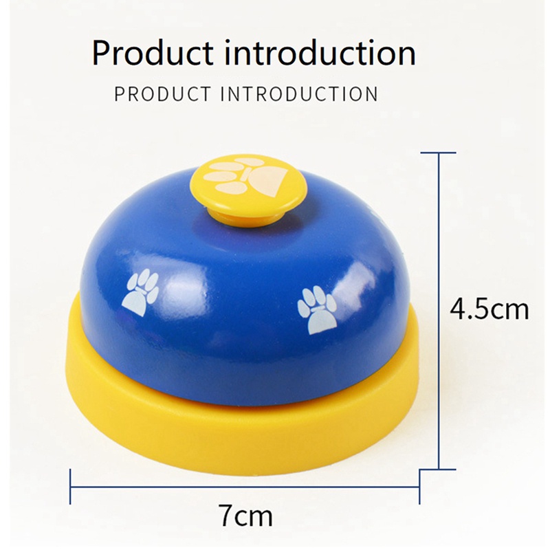Set 3 Món Đồ Chơi Huấn Luyện Thú Cưng Họa Tiết Dấu Chân Chó Có Chuông