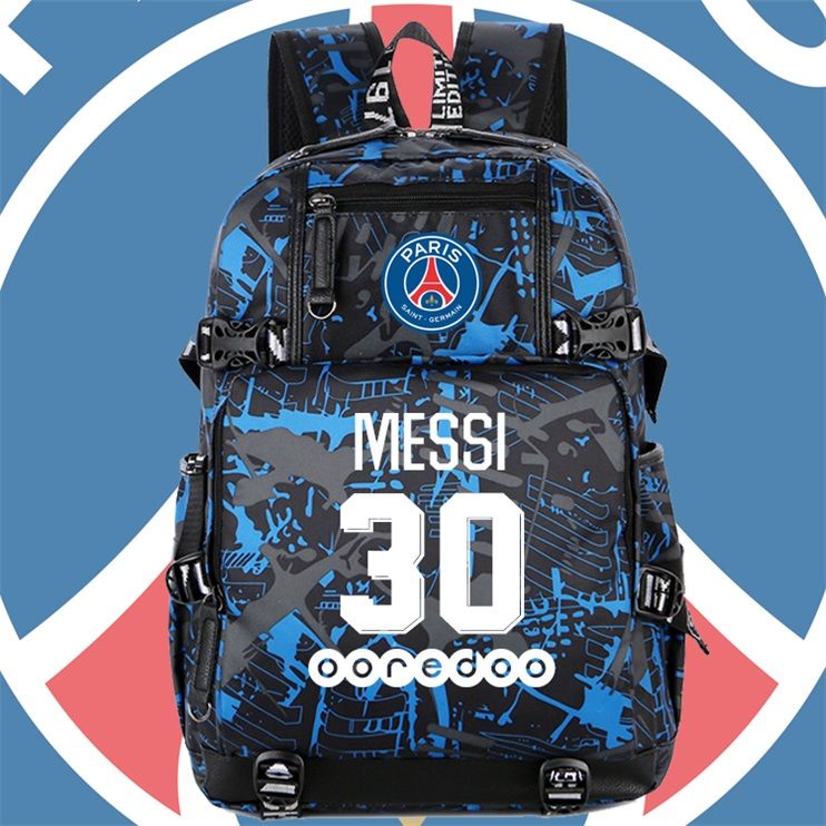 Balo Đi Học Hình Cầu Thủ Messi Paris Saint-Germain Mới Set 30 Thẻ Hình Ca Sĩ Argentina Brazil 30