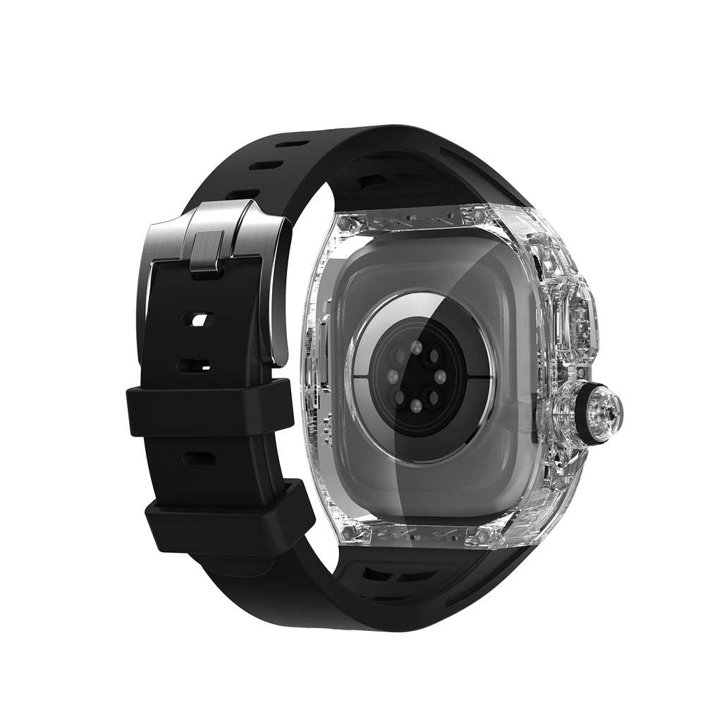 Dây Cao Su Trong Suốt Sang Trọng Cho iWatch Series 8 49mm