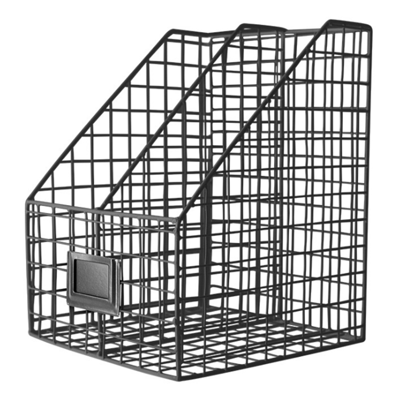 Giá Đỡ Tạp Chí Hai Tầng Bằng Kim Loại Phong Cách Bắc Âu Đơn Giản