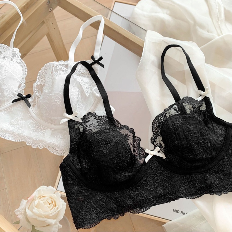 Áo lót Không Gọng Siêu Mỏng Thoáng Khí Thoải Mái Hình Tai Thỏ Quyến Rũ Cho Nữ