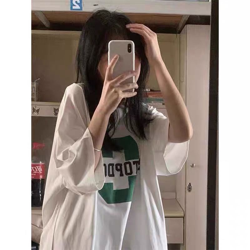 Áo Thun Tay Ngắn Dáng Rộng Phong Cách Hàn Quốc Thời Trang Mùa Hè 2023 Mới Cho Nữ