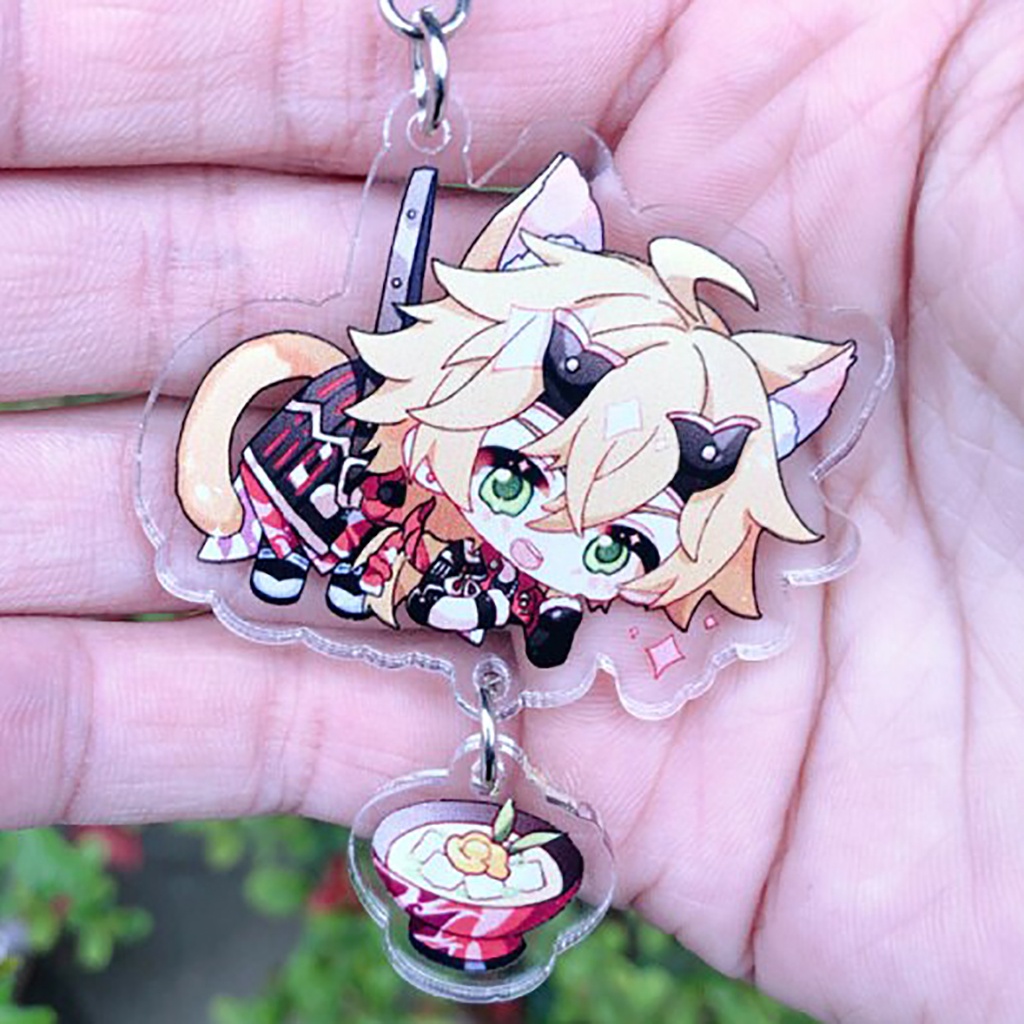 Móc khóa Genshin Impact Chibi Anime Manga Game 01MKGS2T17 Quà Tặng Cho Cặp Đôi Bạn Bè Gia Đình