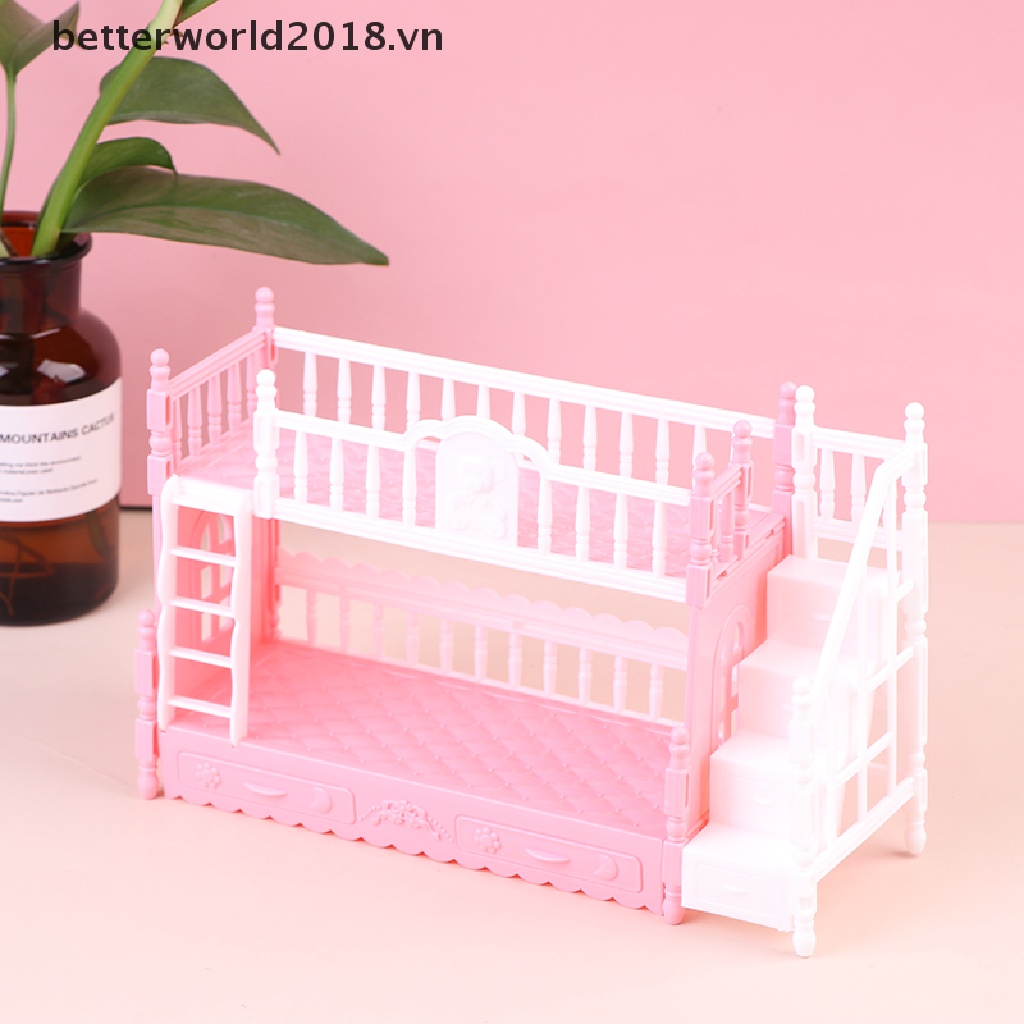 Búp Bê Đồ Chơi Giường Tầng Đôi / Giường Tầng Tầng Đôi Kiểu Châu Âu   Đồ Chơi Búp Bê Châu Âu