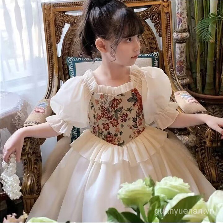 Đầm Công Chúa Thiết Kế Xinh Xắn Thời Trang Xuân Hè 2023 Cho Bé Gái