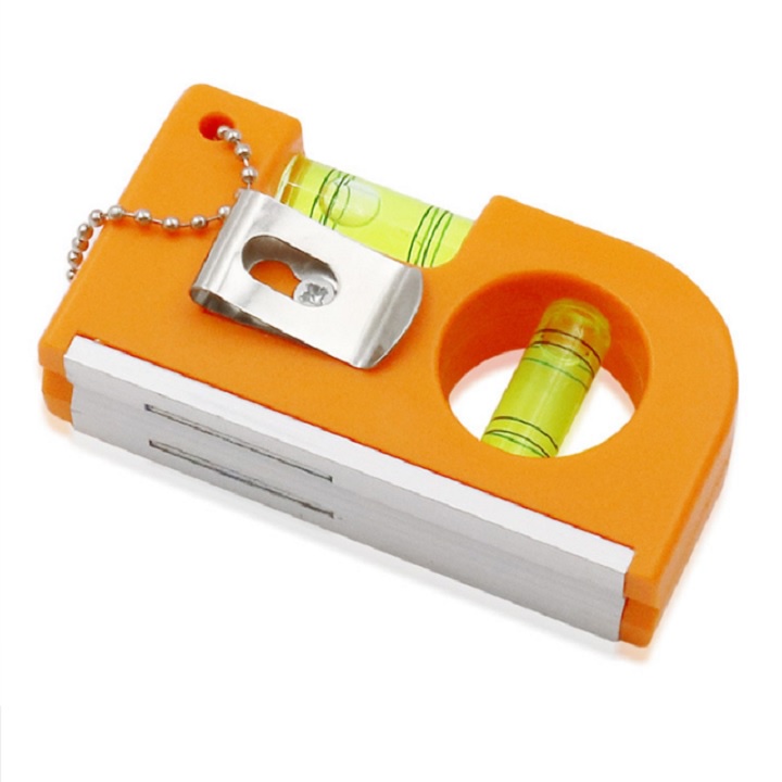 THƯỚC THỦY CÓ NAM CHÂM KIỂU MINI MÓC KHÓA KẸP  KMS