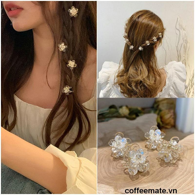 【coffeemate】⚡ Kẹp Tóc Hình Hoa Nhỏ Thời Trang Mới Cho Nữ