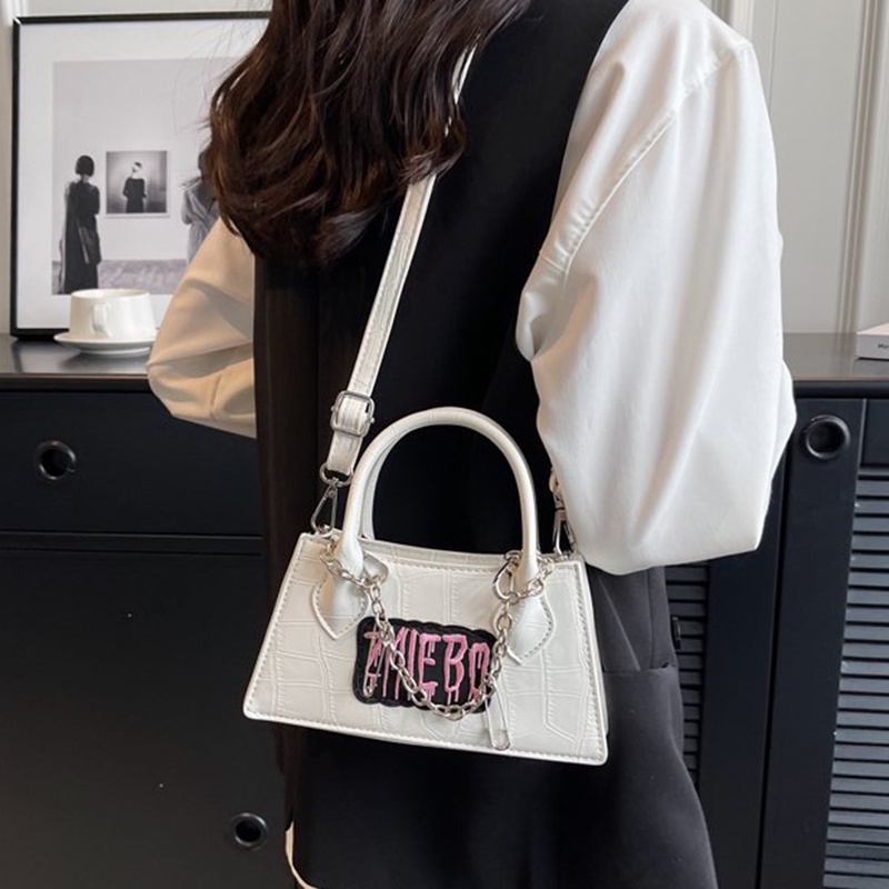 Ielgy Túi Đeo Chéo mini Họa Tiết Da Cá Sấu Thời Trang Nhẹ Nhàng Cho Nữ