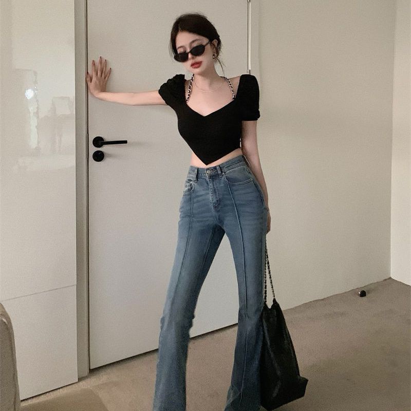 Áo thun COZOK ngắn tay hở lưng gợi cảm thời trang