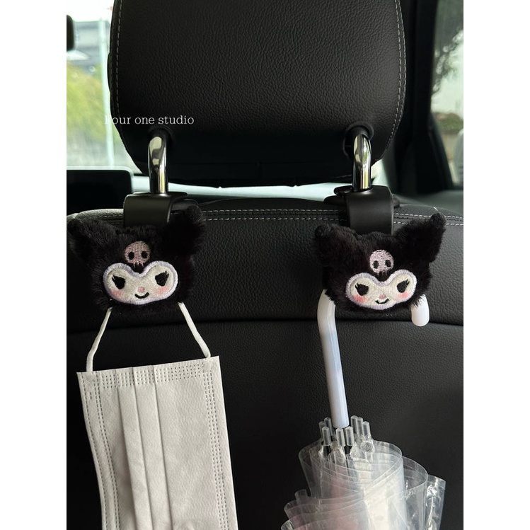 Clow M Car Hook Cute Car Seat Multifunctional Storage Rear Storage Rack for Girls Car Interior Supplies TMbA