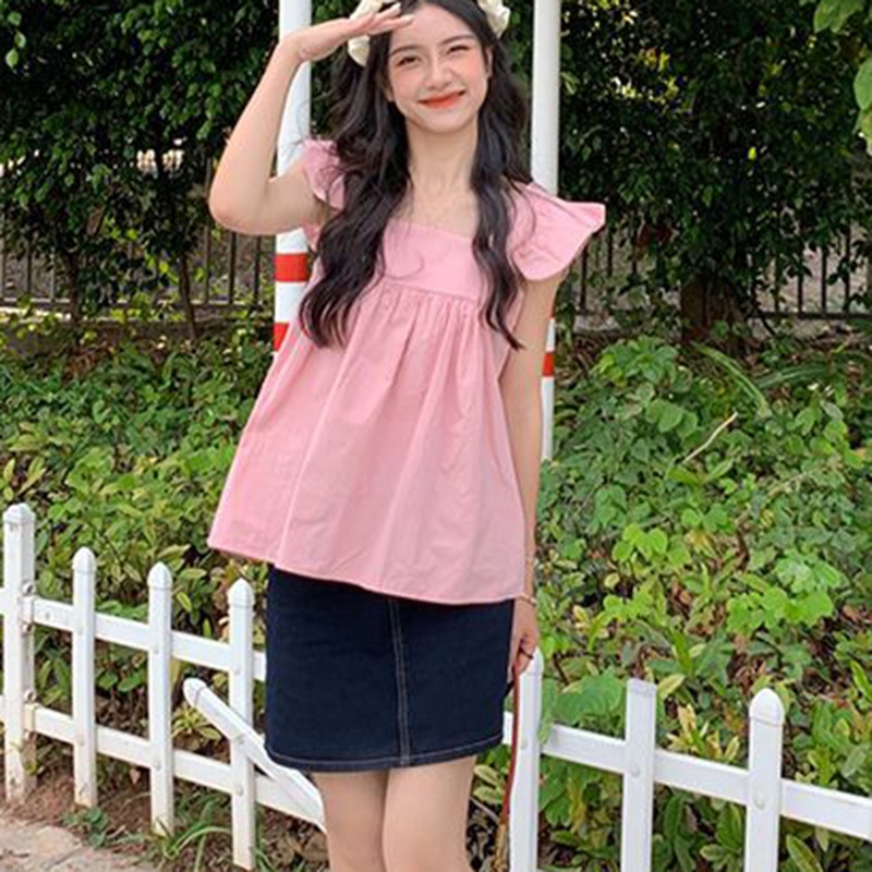 IELGY Áo Sơ Mi Tay Dài Phong Cách Pháp Ngọt Ngào Cao Cấp Thời Trang Cho Nữ