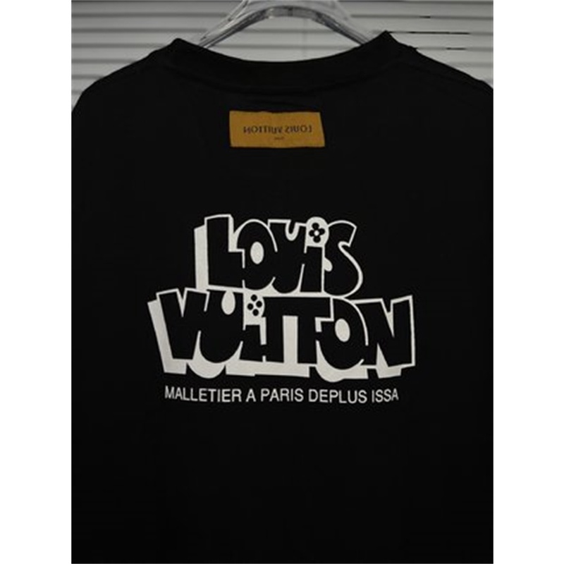 Áo Thun Cotton Tay Ngắn Dáng Rộng In Chữ Đục Lỗ Plus Size Unisex