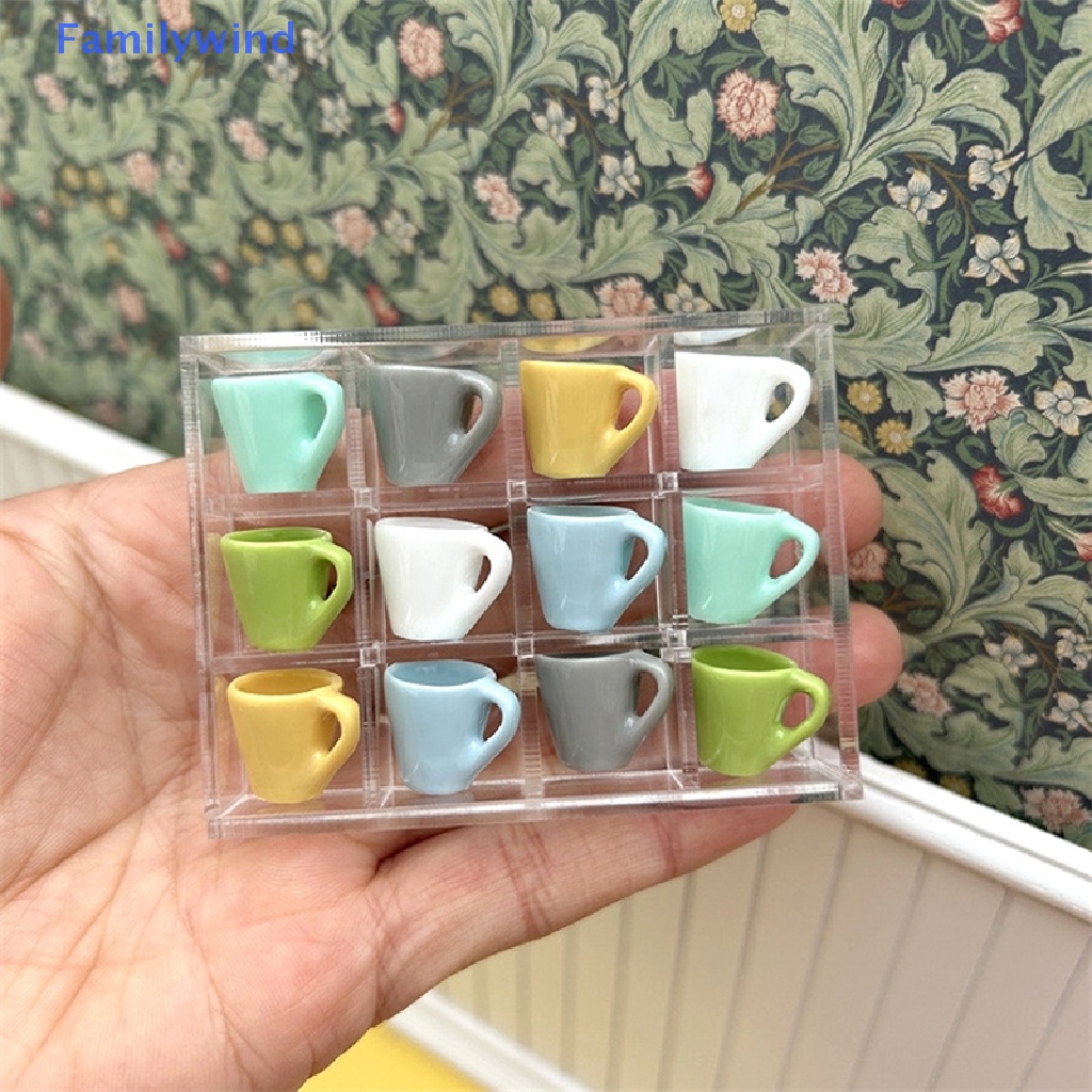 Giá Đỡ Trưng Bày Cốc Nước 12 Ngăn 1: 12 Trang Trí Nhà Búp Bê