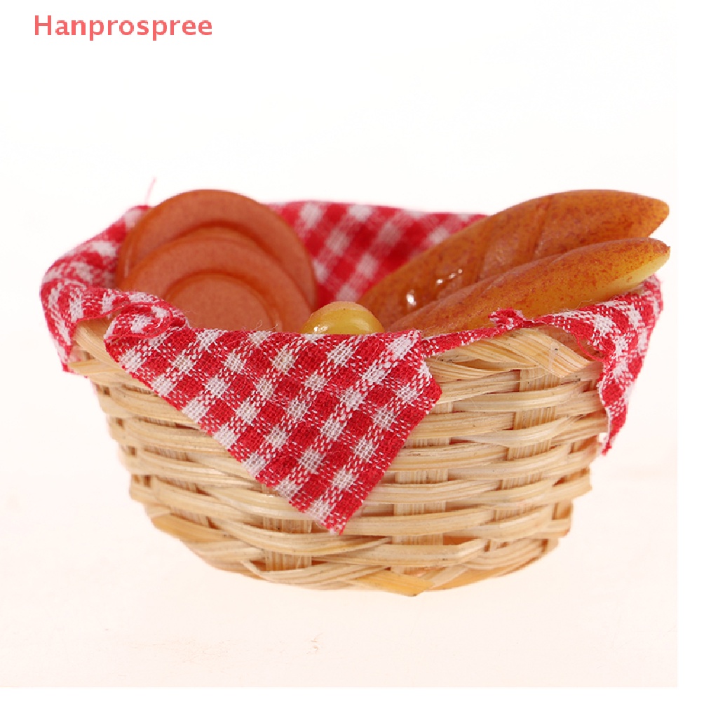 1 Giỏ Bánh Mì Mini 1: 12 Trang Trí Nhà Búp Bê