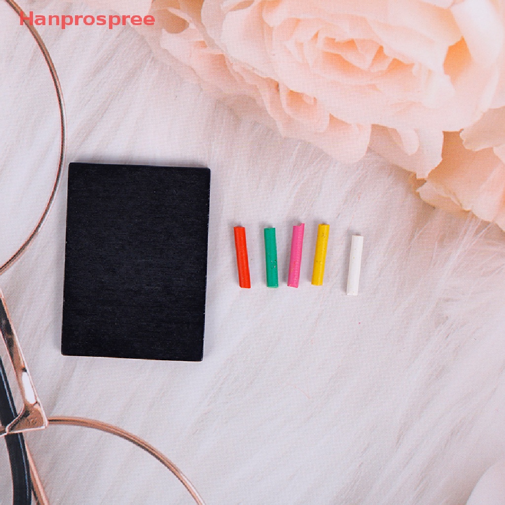 1 Bộ Bảng Đen Mini Trang Trí Phong Cảnh Nhà Búp Bê