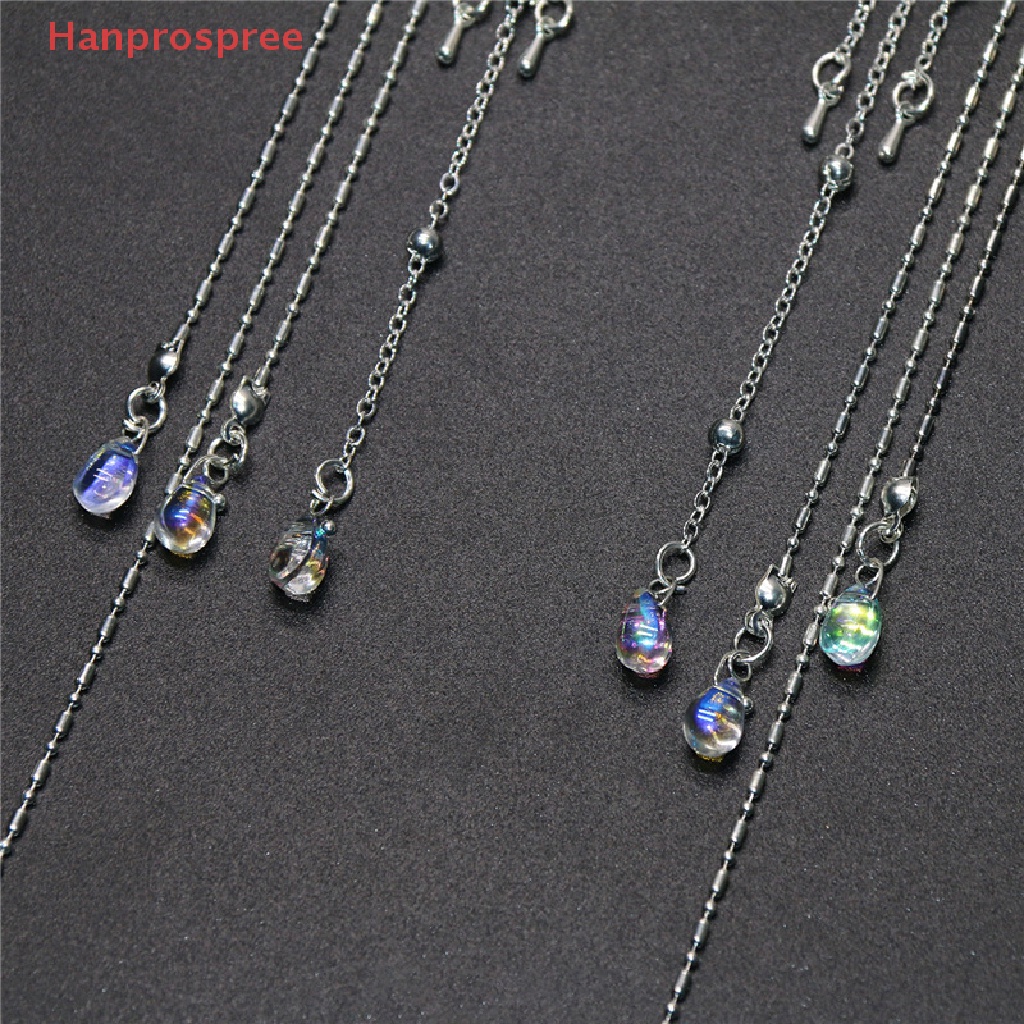 Hanprospree > Băng Đô Cài Tóc Chuỗi Xích Đính Đá Hình Giọt Nước Phối Tua Rua Phong Cách Trung Hoa Cổ Điển