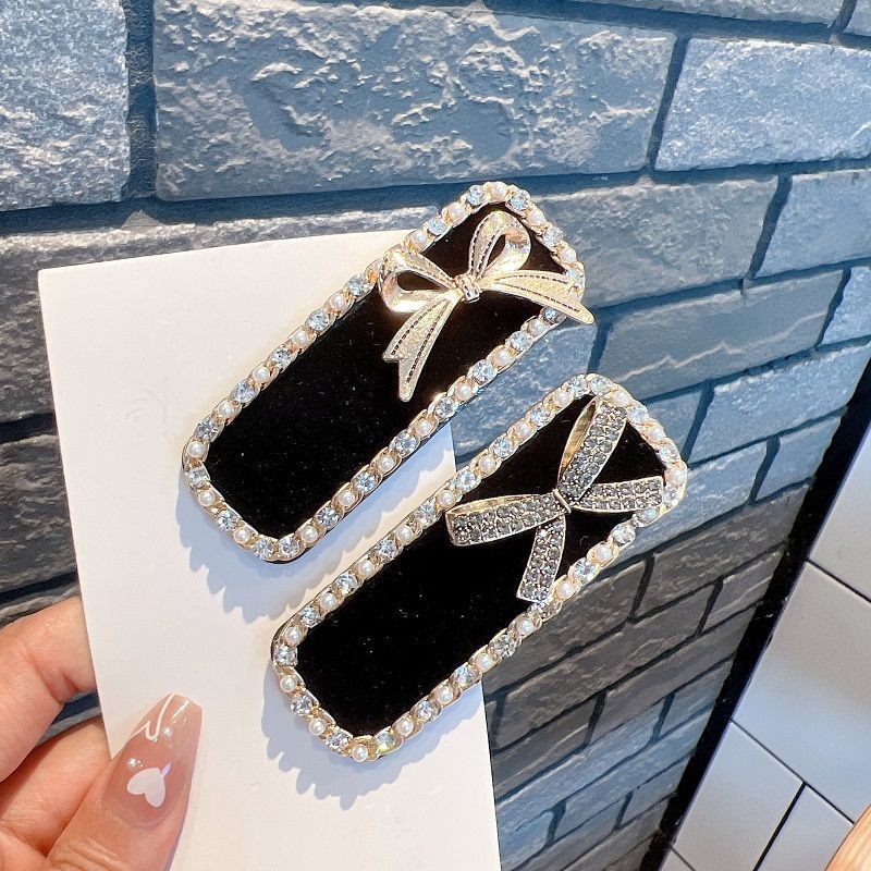 Xiao Xiangfeng Kẹp Tóc Hình Nơ Hoa Trà Nhỏ Thời Trang Khí Chất Phong Cách Retro