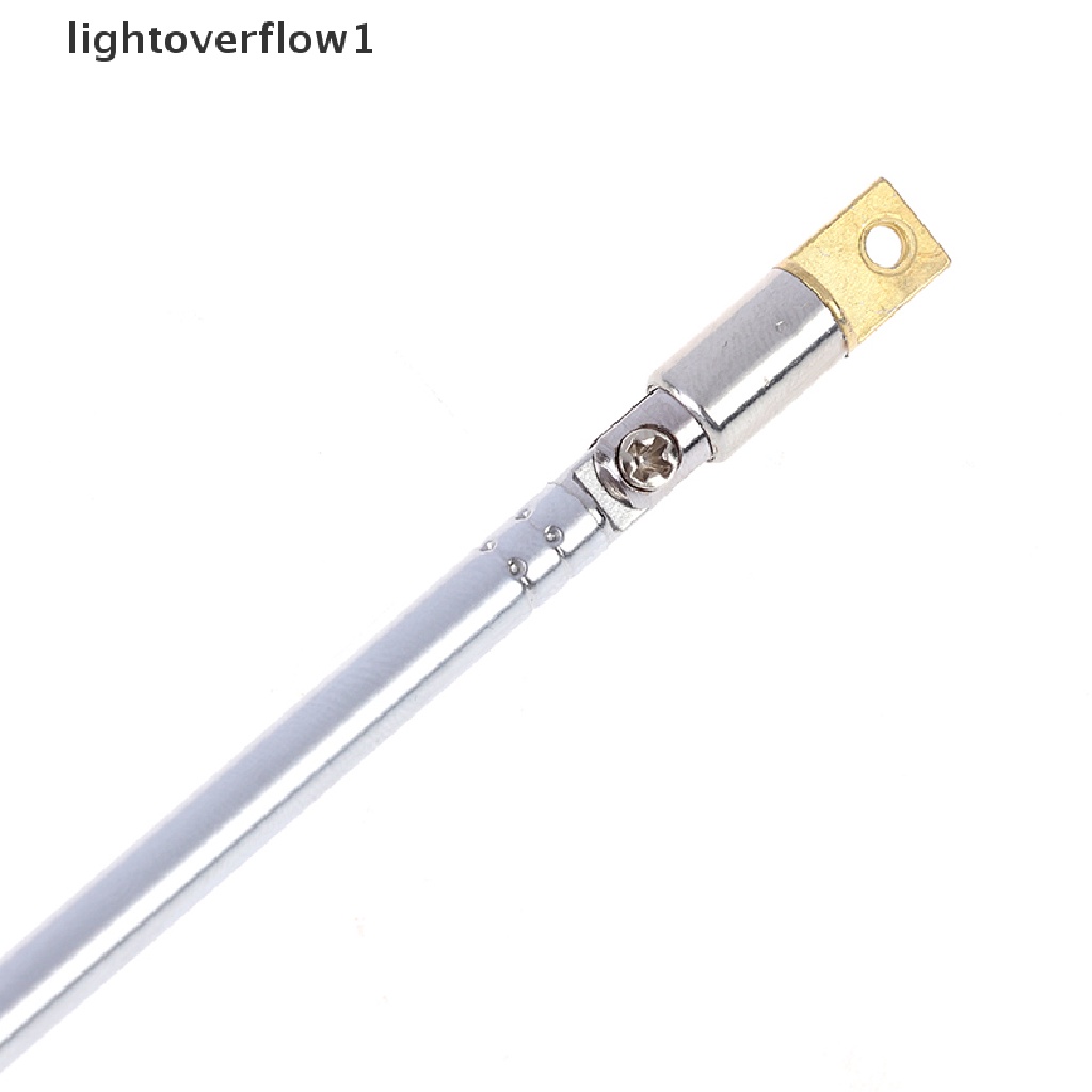 1 Ăng Ten Radio FM AM 5 Đoạn Thu Gọn 37cm Bằng Thép Không Gỉ Thông Dụng