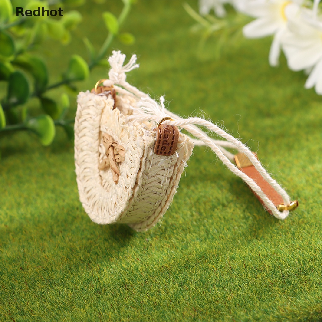 Túi Rơm Đeo Chéo Trang Trí Nhà Búp Bê Tỉ Lệ 1 / 12