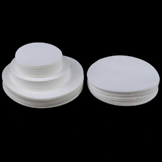 (home) 100Pcs Laboratory Filter Paper Circular Qualitative Filter Paper Medium Speed .