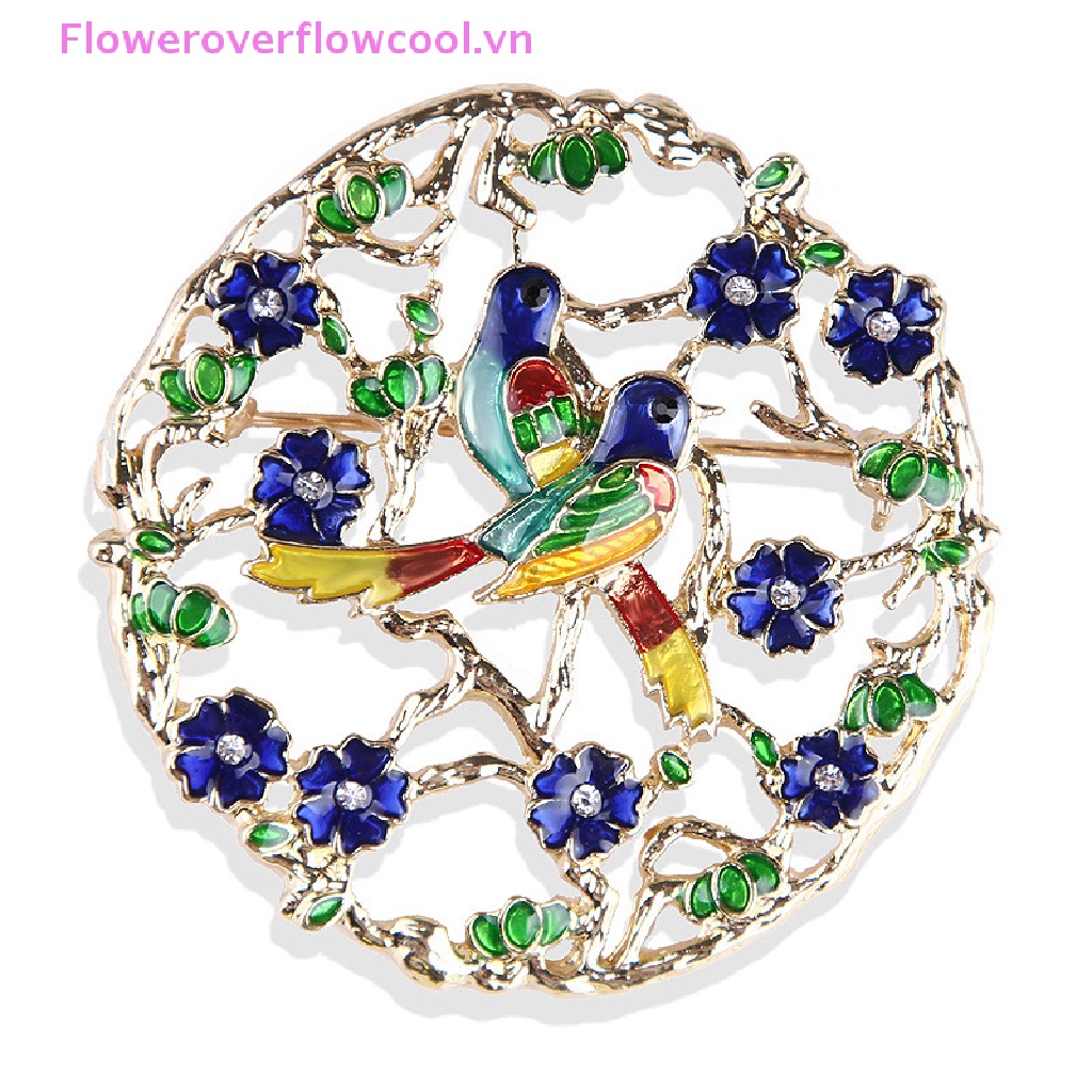 Ghim Cài Áo Hình Đôi Chim Đáng Yêu